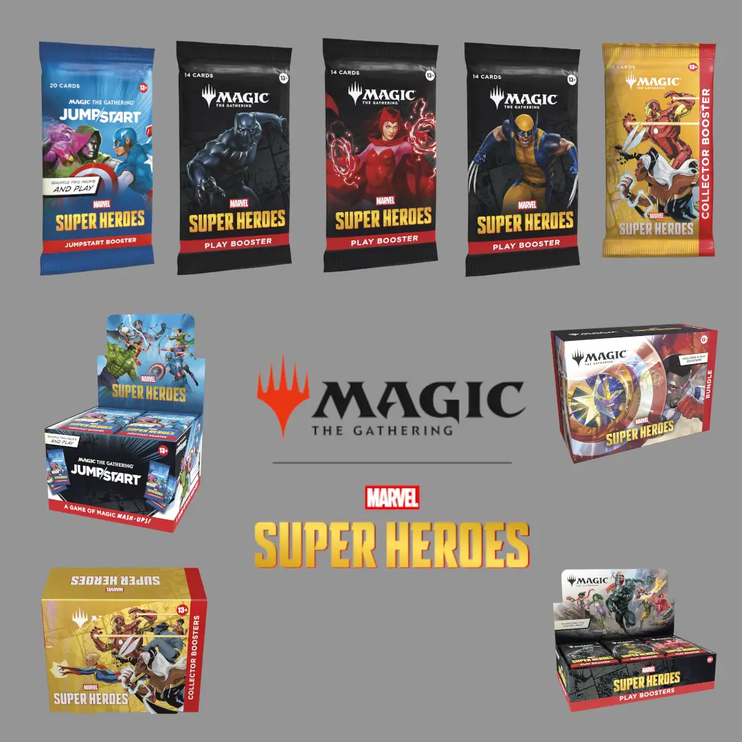 Magic: The Gathering® | Marvel Super Heroes — infos essentielles (dates, produits, événements)